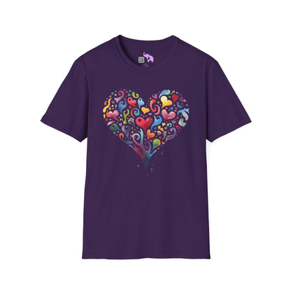 Hearts That Speak Adult T-shirt