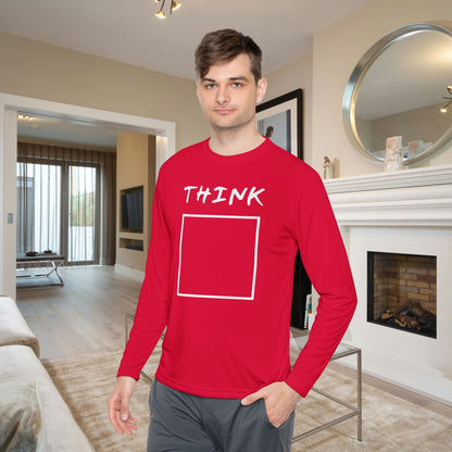 Think (Outside The Box) Adult Long Sleeve Tee