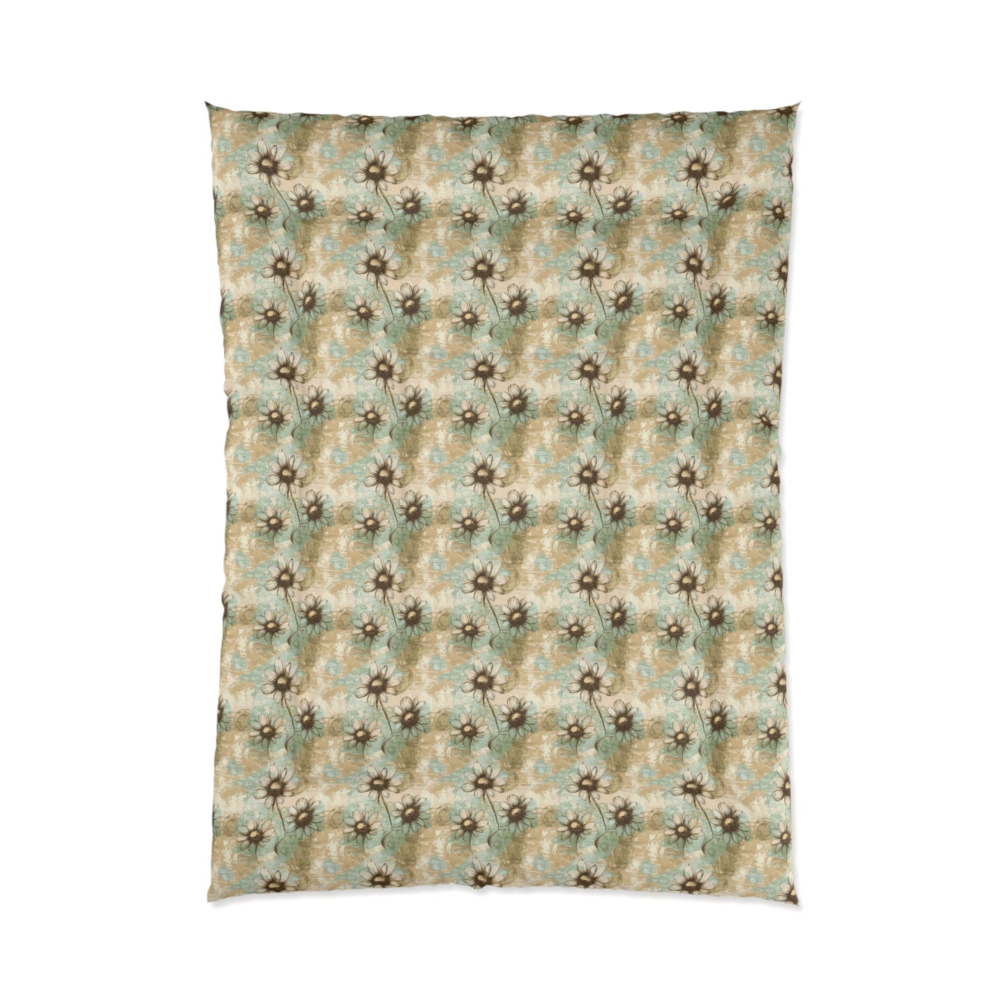 Worn Meadow Daisies Basic Bedding Set