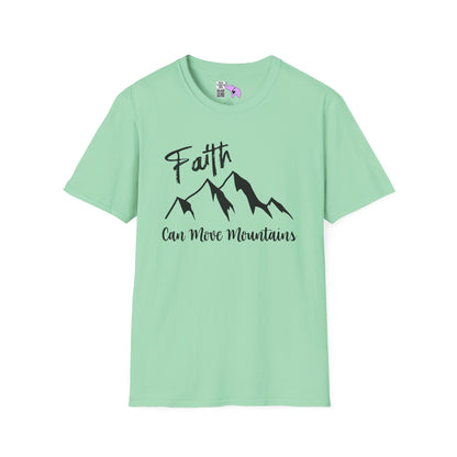 Faith Can Move Mountains Adult T-shirt