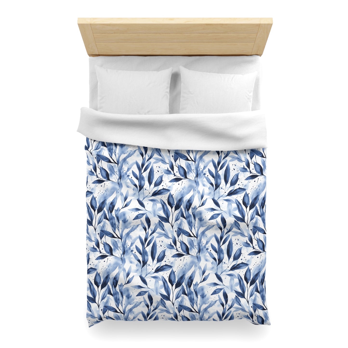Blue Breeze Microfiber Duvet Cover