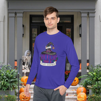 We Witch You A Spooky Creepmas Adult Long Sleeve Tee