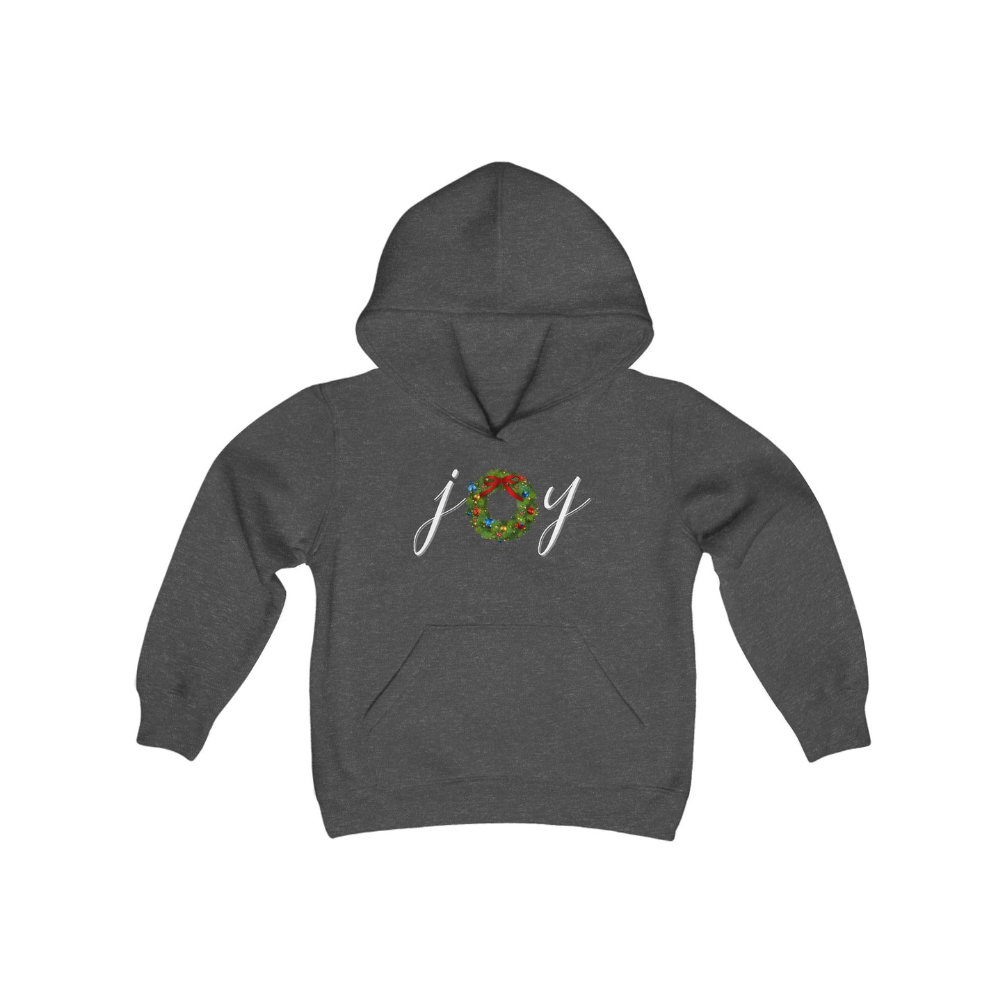 Joy w/Wreath Youth Hoodie