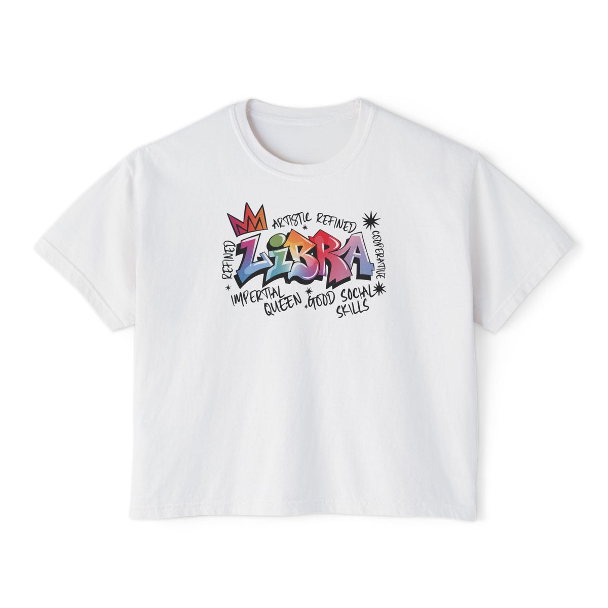 Libra Street Art Women's Boxy Tee