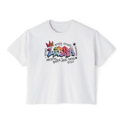 Libra Street Art Women's Boxy Tee