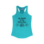 The Beach Is My Happy Place Women's Ideal Racerback Tank