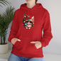 Christmas Tree Kitten Heavy Blend™ Hooded Sweatshirt