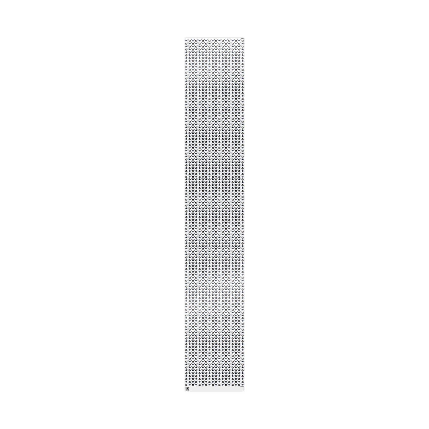 Round Christmas Nights Silhouette Wrapping Paper
