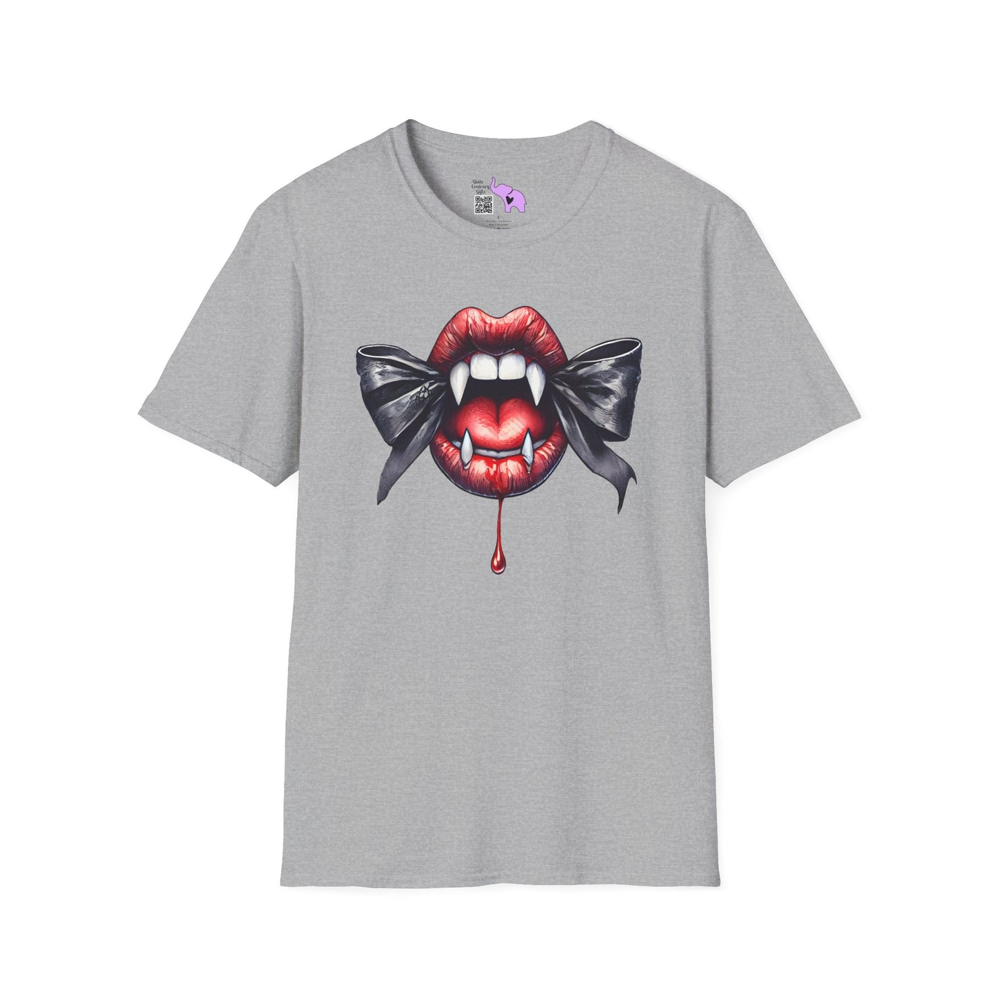 Vampire Mouth Adult T-shirt