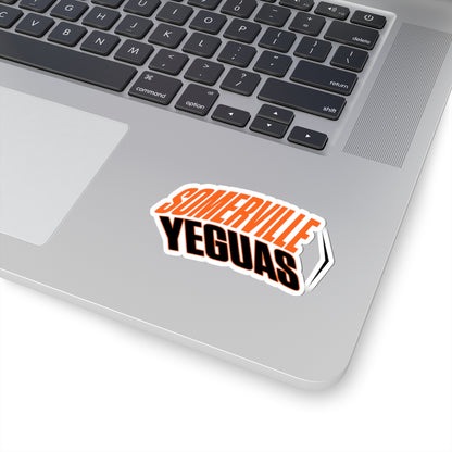 Somerville Yeguas Angled, Black Kiss-Cut Decal
