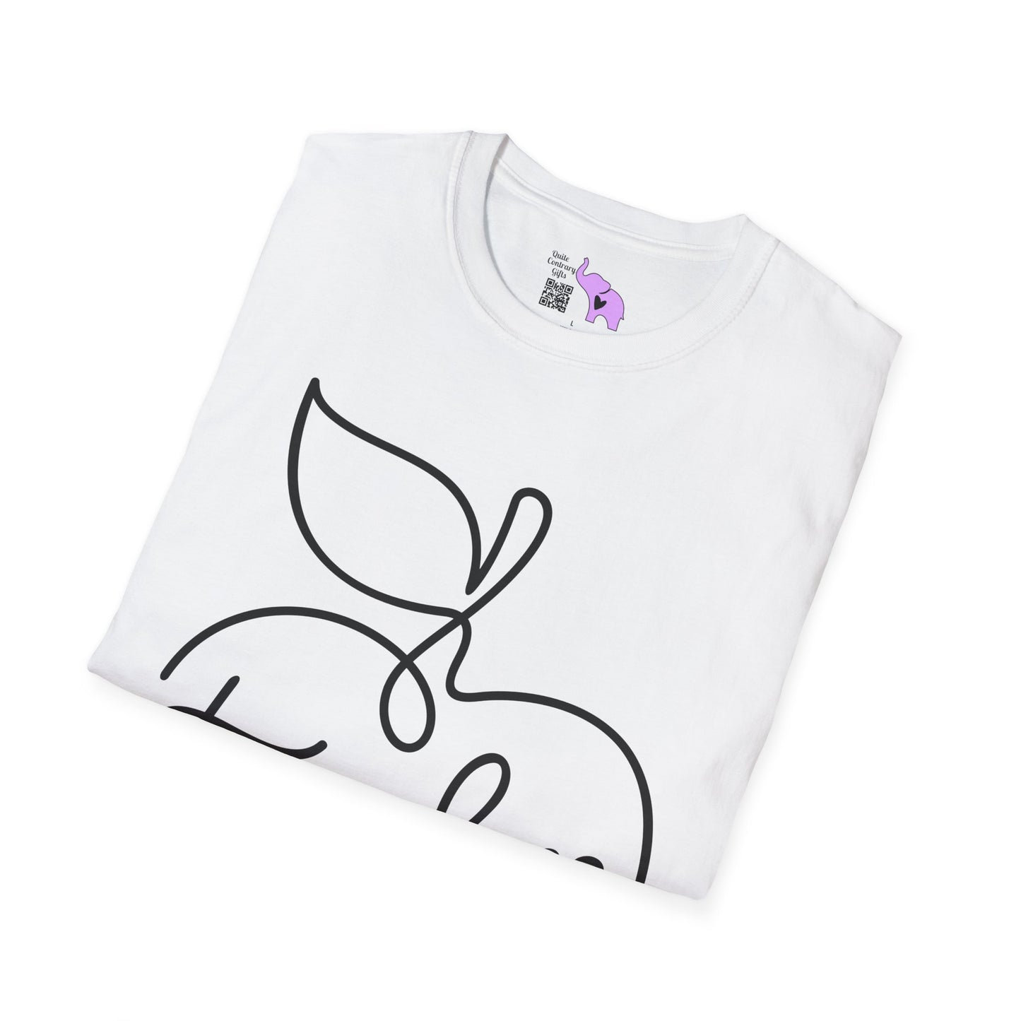 Teacher w/Apple Adult T-shirt