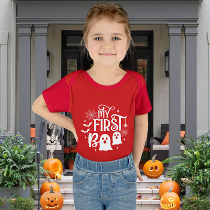 My First Boo Infant Baby Rib Bodysuit