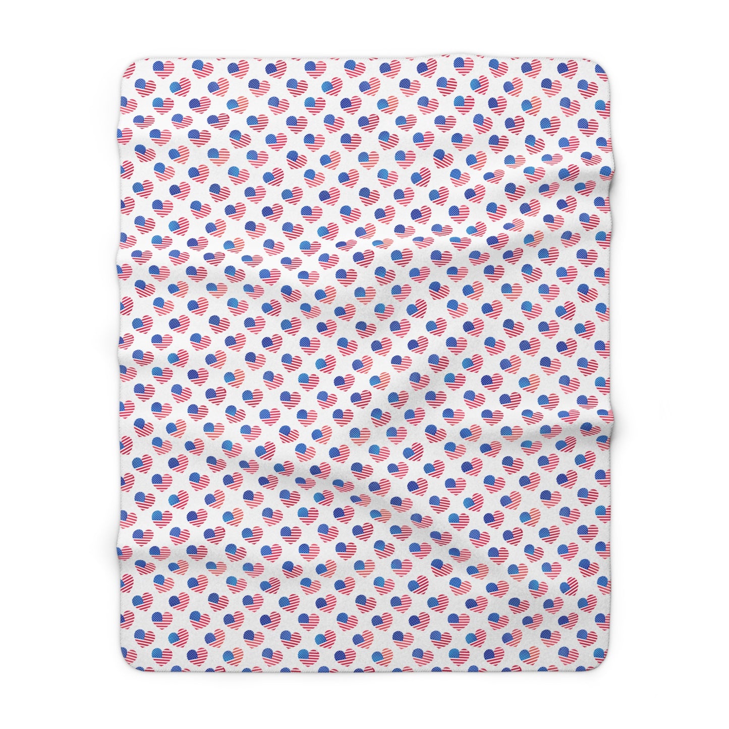 Hearts of Freedom Fleece Blanket