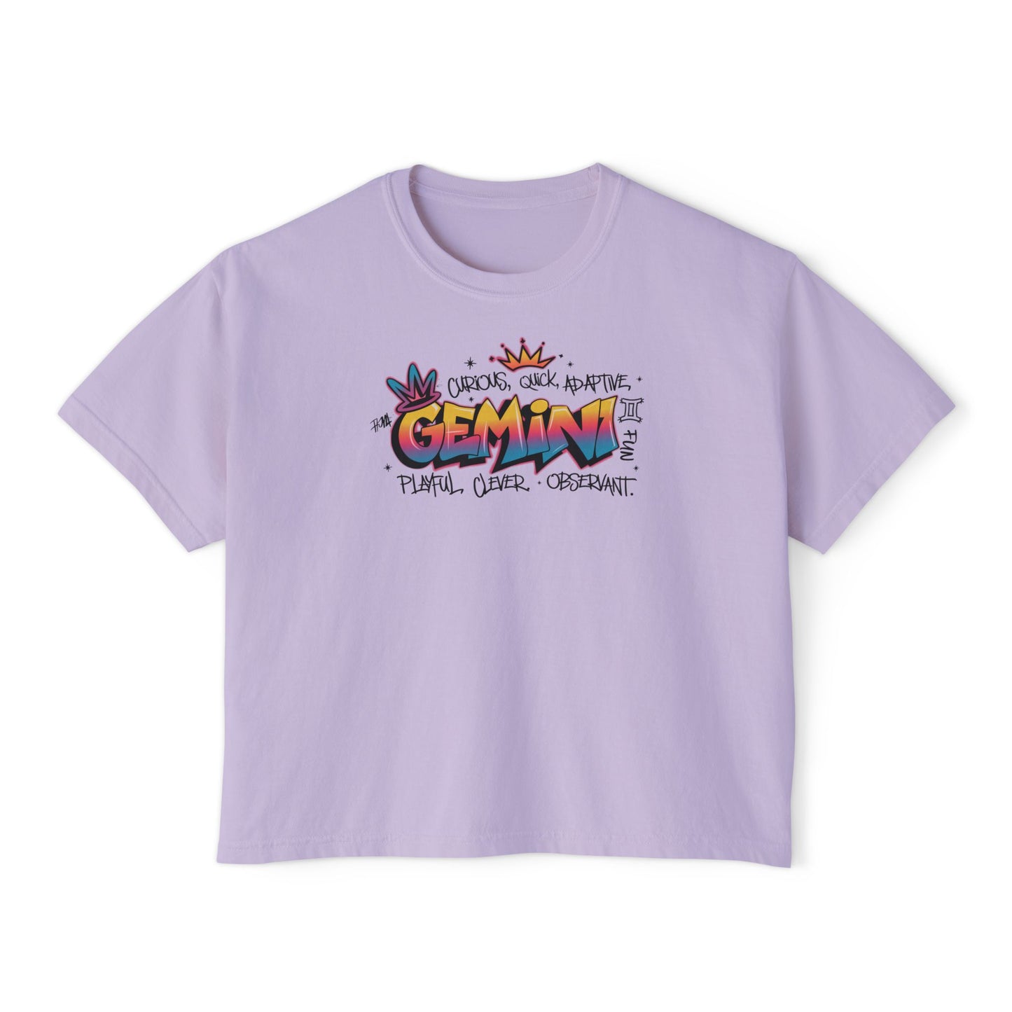 Gemini Street Art Women's Boxy Tee