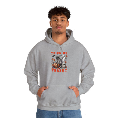 Trick or Trashy Racoon Heavy Blend™ Hooded Sweatshirt