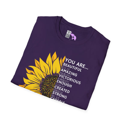 You Are... (Sunflower) Adult T-shirt