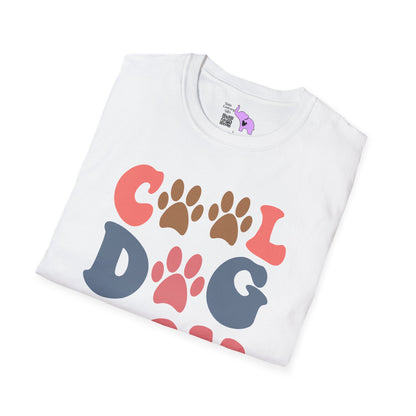 Cool Dog Mom Adult T-shirt