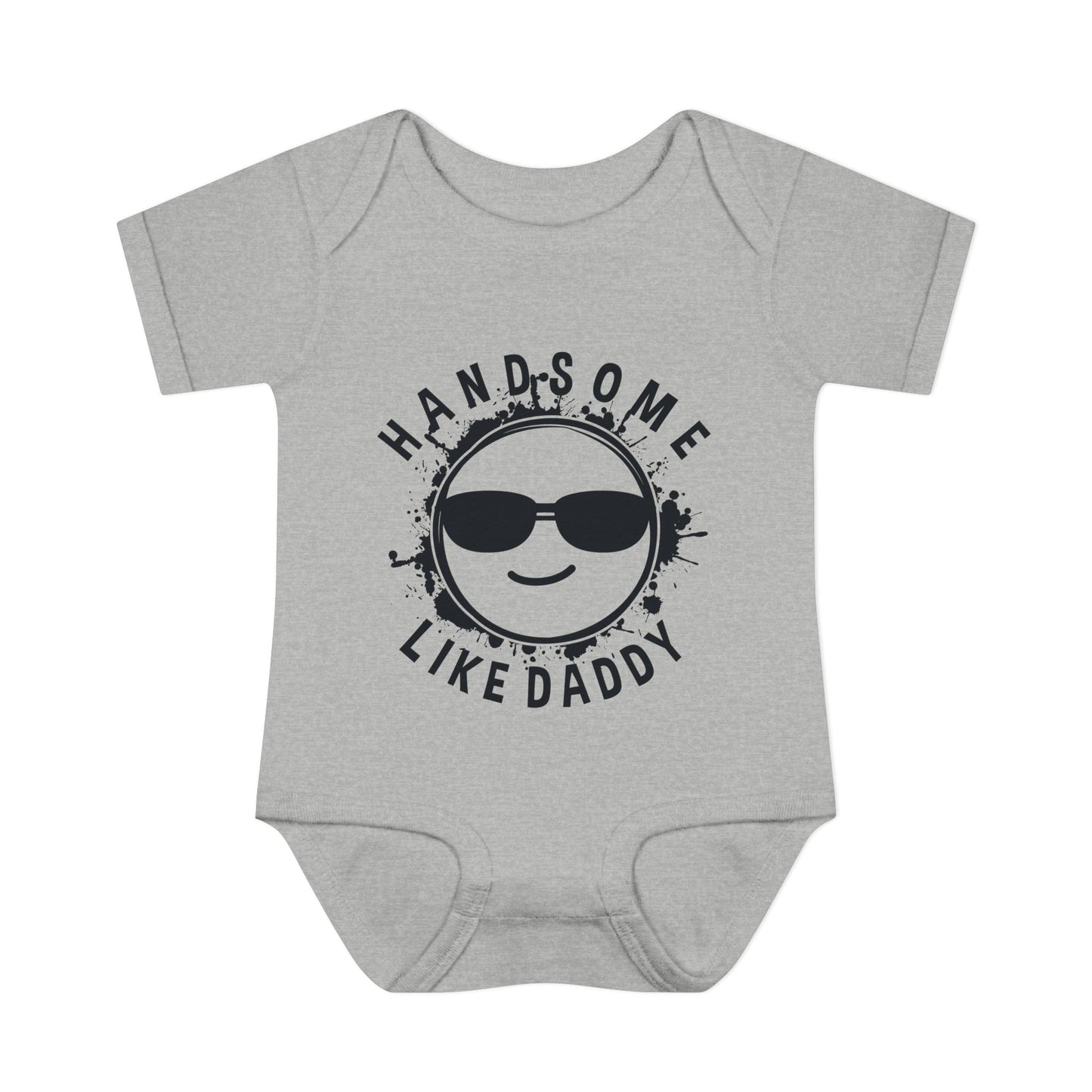 Handsome Like Daddy Infant Rib Bodysuit