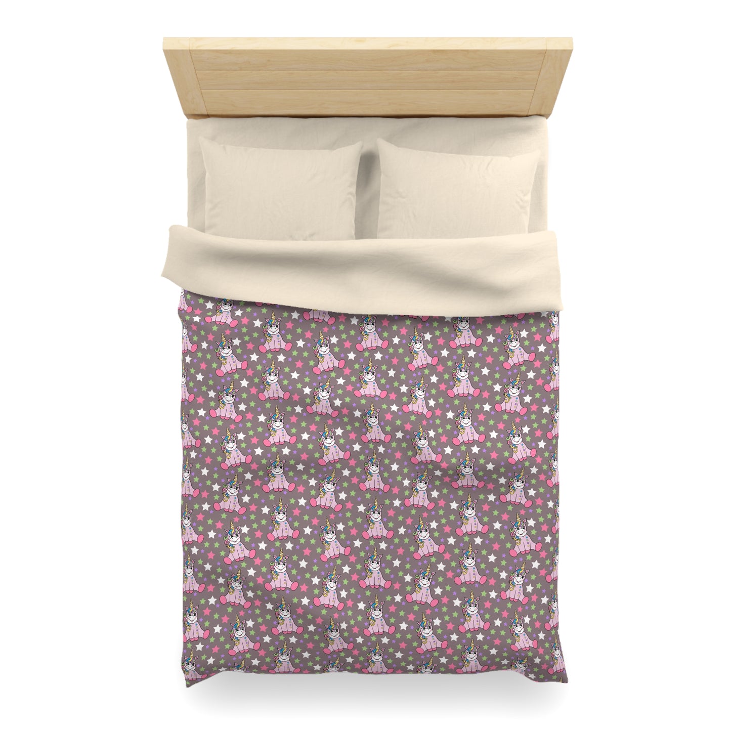 Stardust Unicorn Dreams Microfiber Duvet Cover