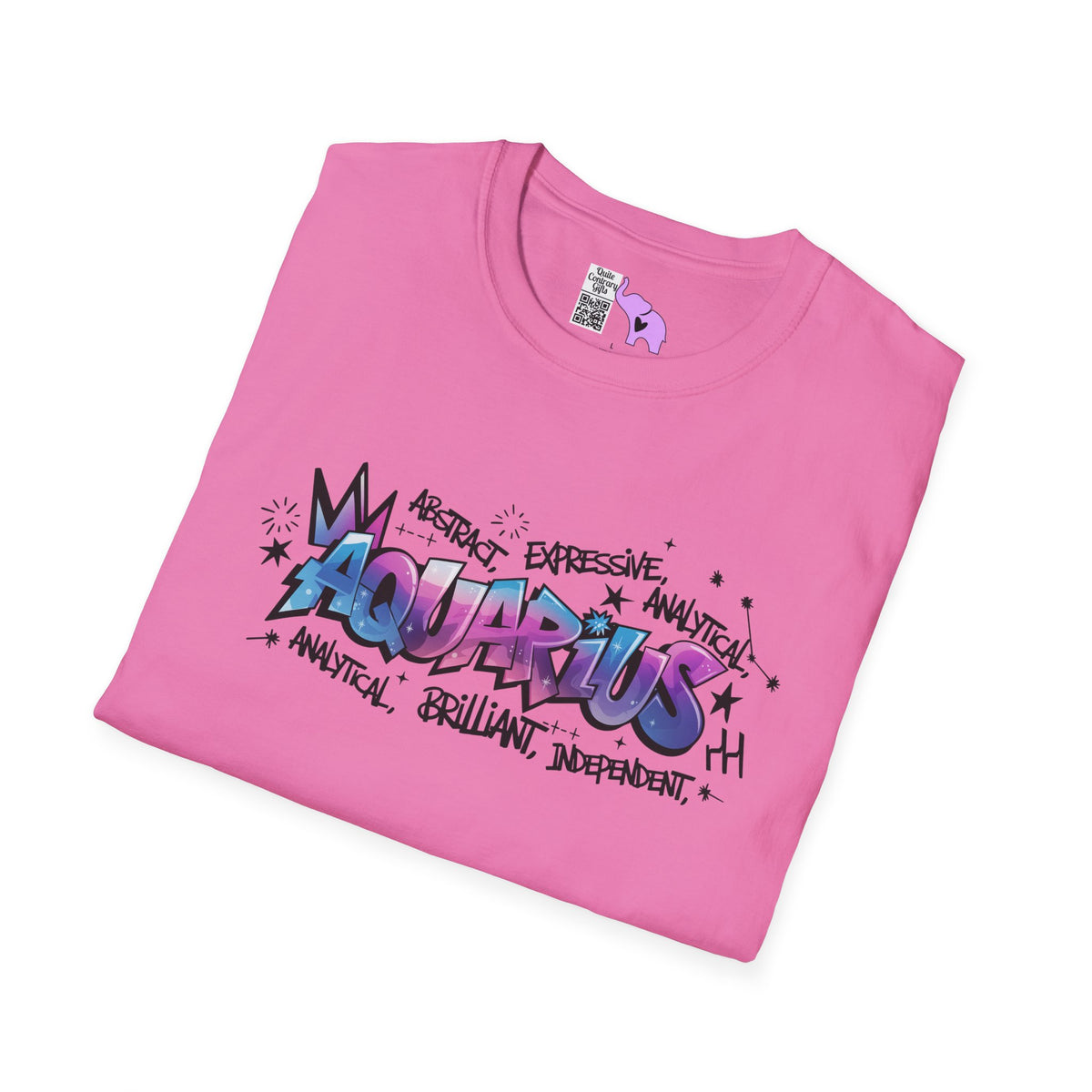 Aquarius Street Art Adult T-shirt