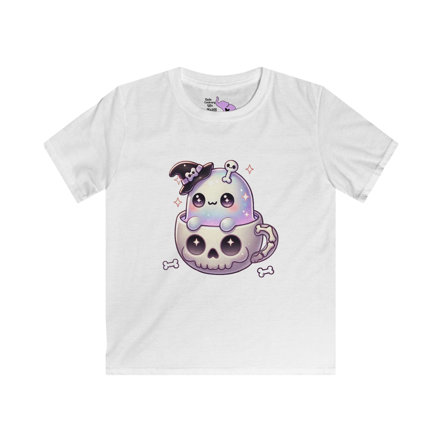 Skully Sips Kids Softstyle Tee