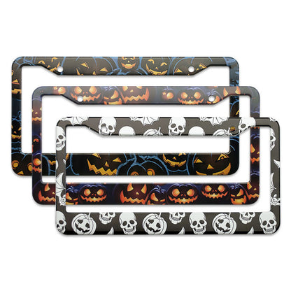 Halloween Vehicle License Plate Frames - 3 Styles to Choose From