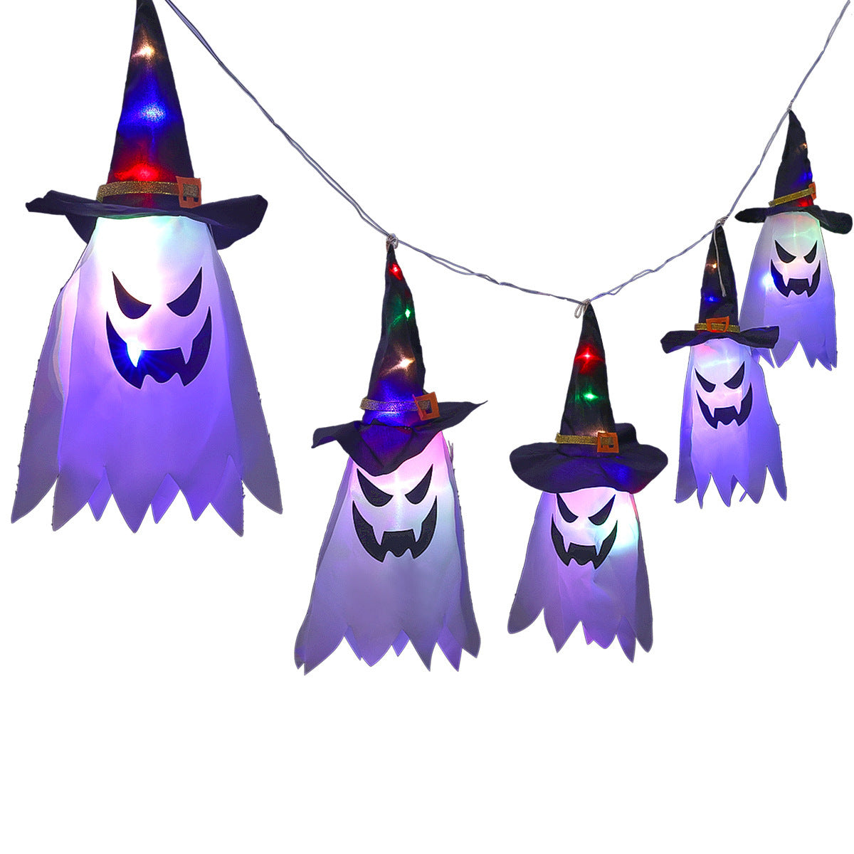 Halloween Decoration Lanterns Cloth Ghost String Lights