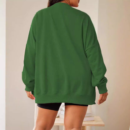 Women's Christmas Sequined Santas Sweatshirt
