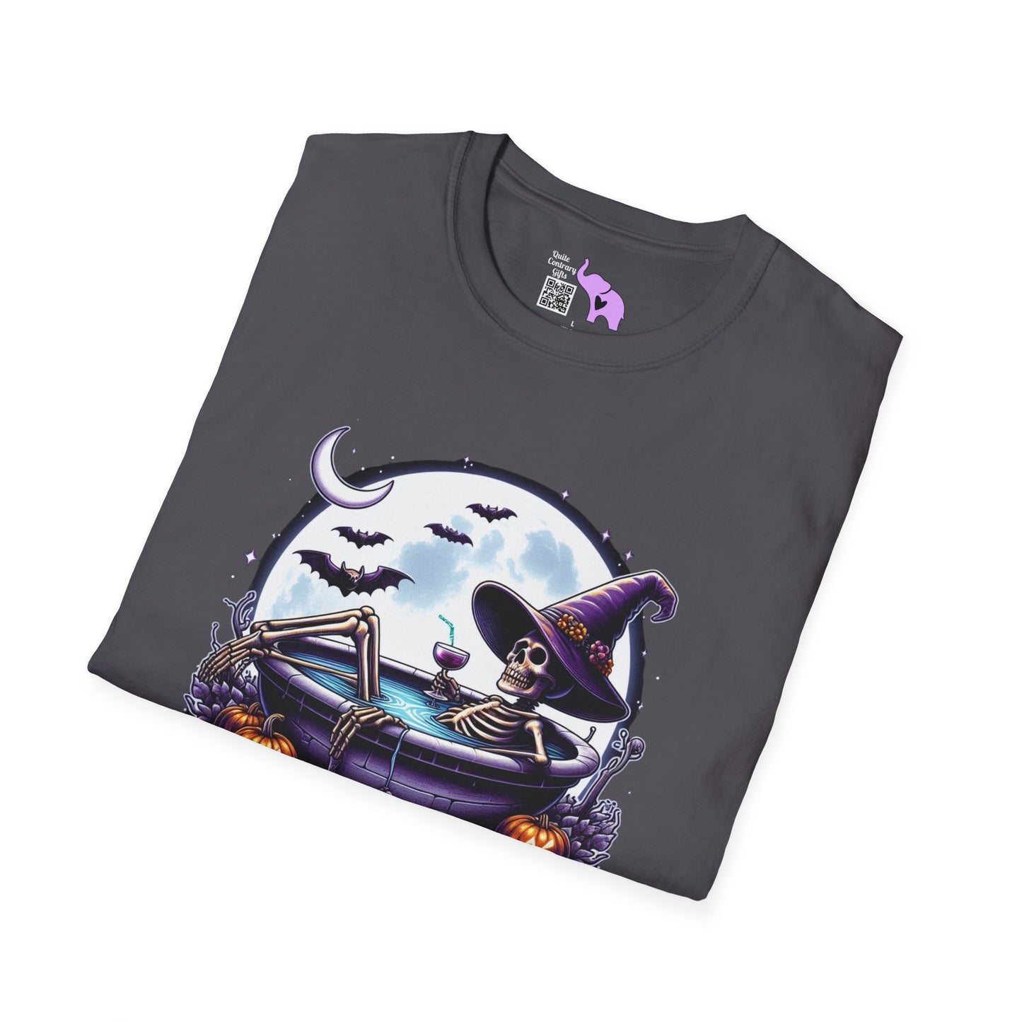 Just Waiting for Halloween Adult T-shirt