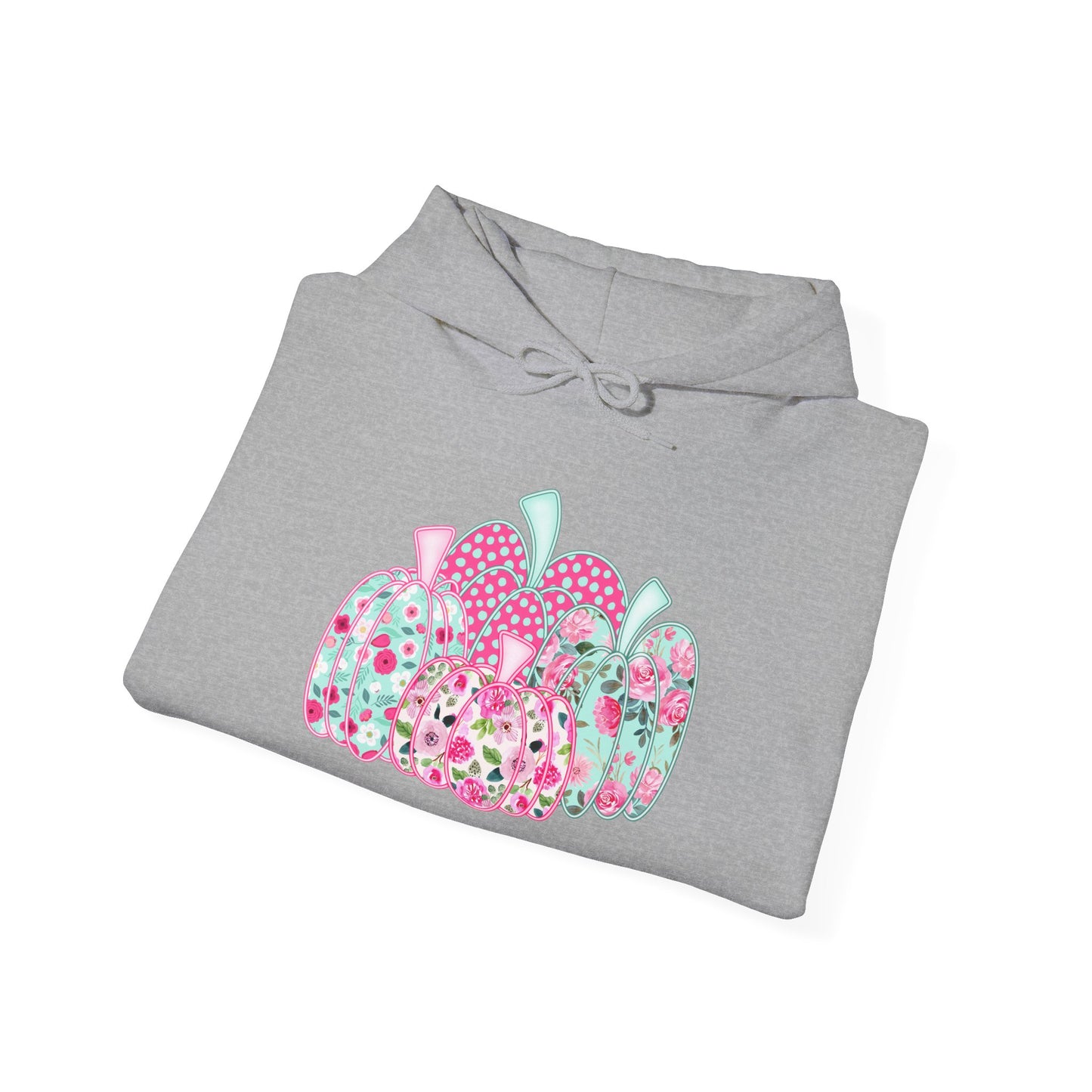 Floral Pumpkins Heavy Blend™ Hooded Sweatshirt