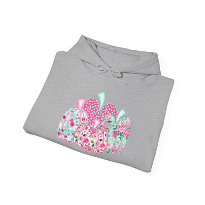 Floral Pumpkins Heavy Blend™ Hooded Sweatshirt