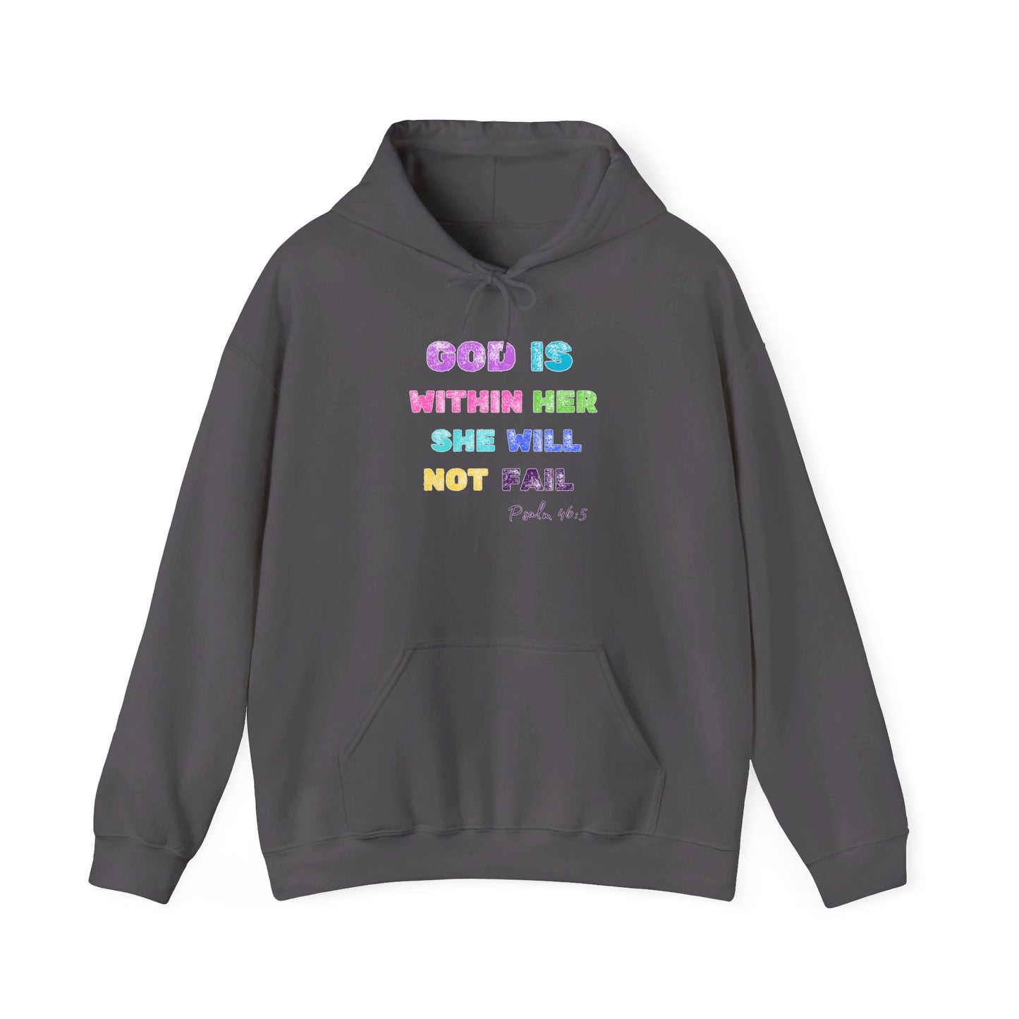 God Is Within Her She Will Not Fail Heavy Blend™ Hooded Sweatshirt