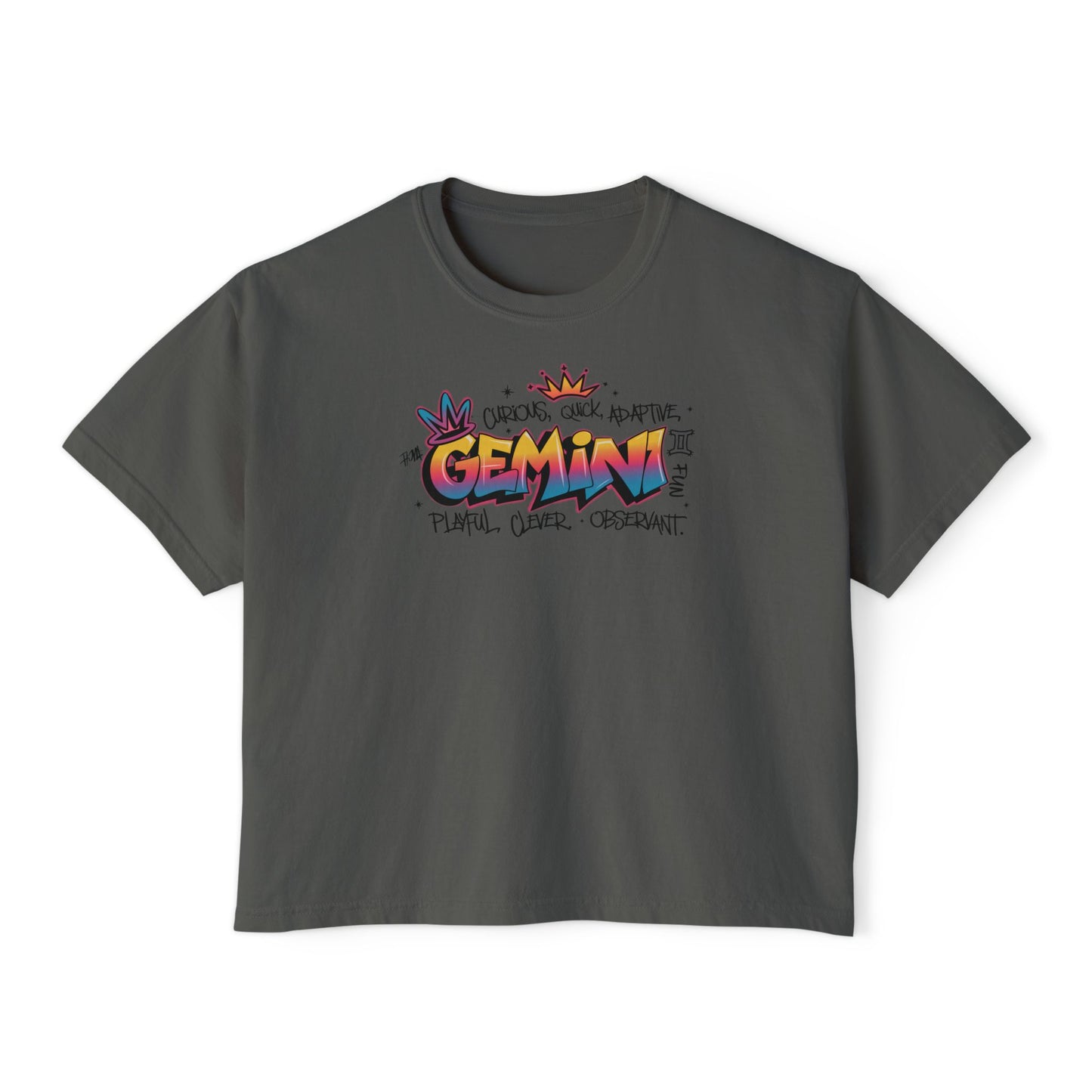 Gemini Street Art Women's Boxy Tee