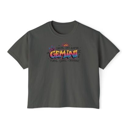 Gemini Street Art Women's Boxy Tee