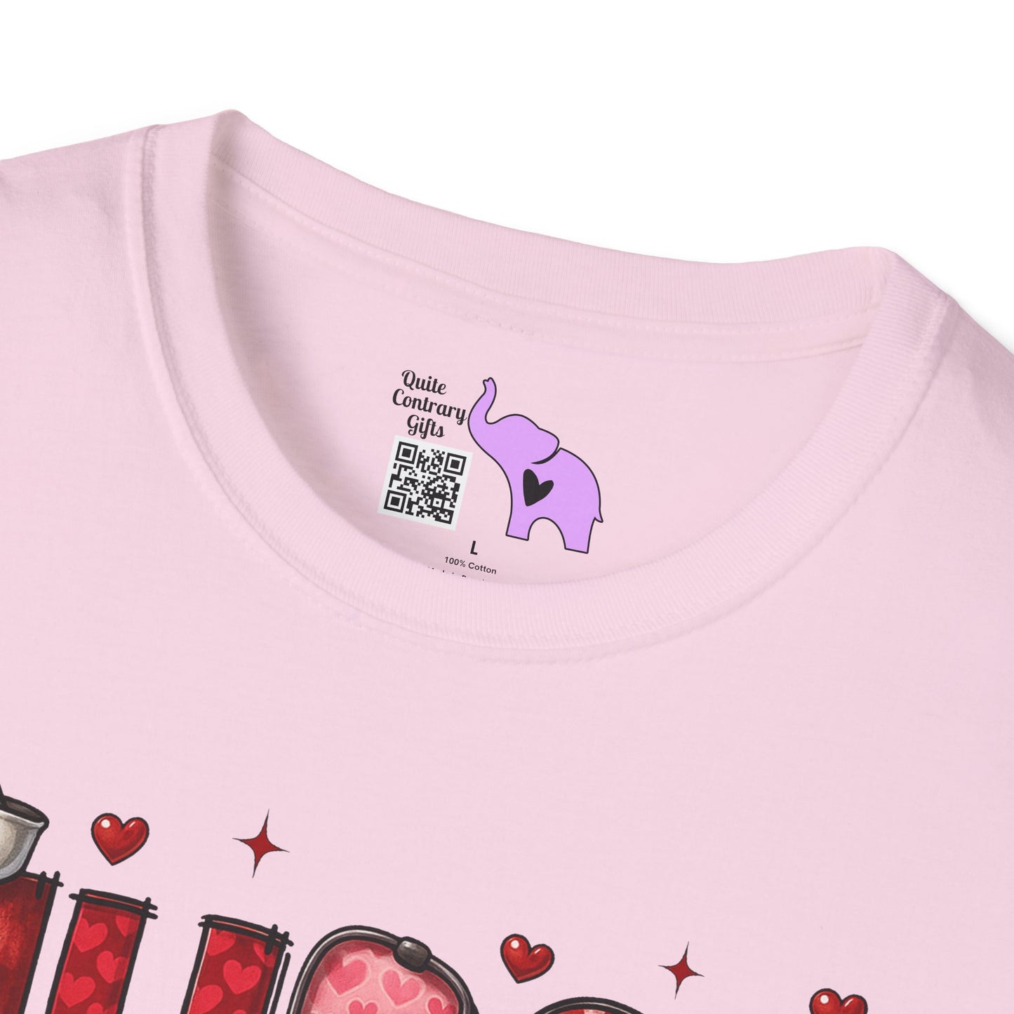 ""Nurse (Valentines) Adult T-shirt