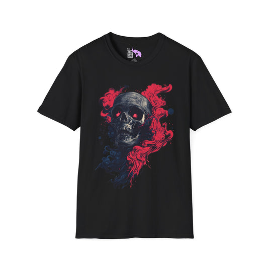 Creepy Skull 2 Adult T-shirt