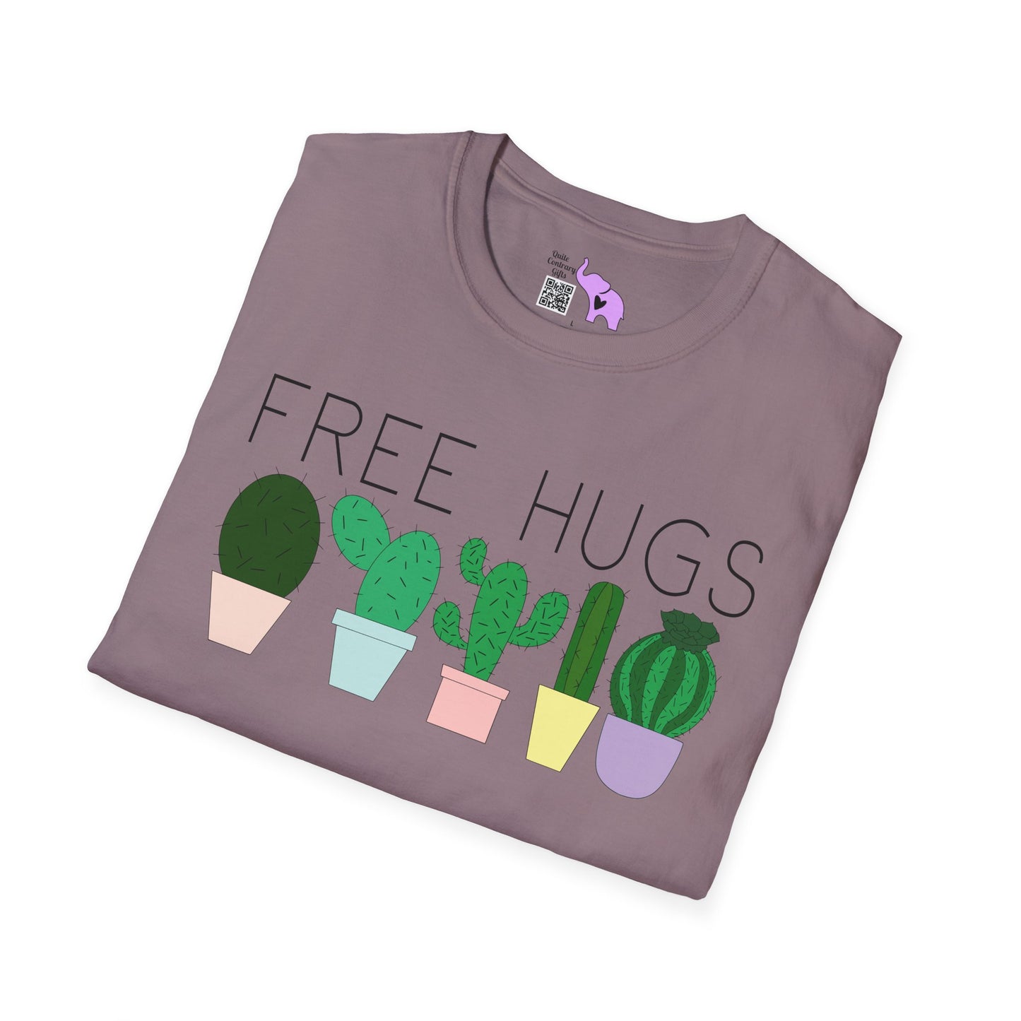 Free Hugs (Cactus) Adult T-shirt