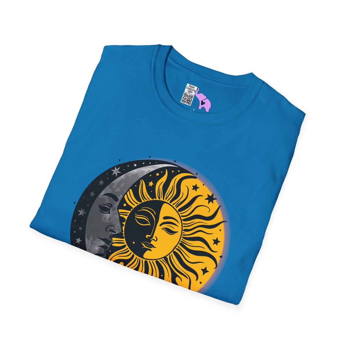 Sun Moon Stars Adult T-shirt