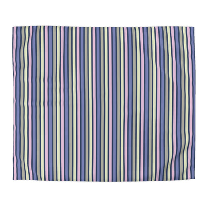 Earthy Stripes Microfiber Duvet Cover