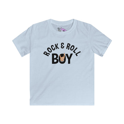 Rock & Roll Boy Kids Softstyle Tee