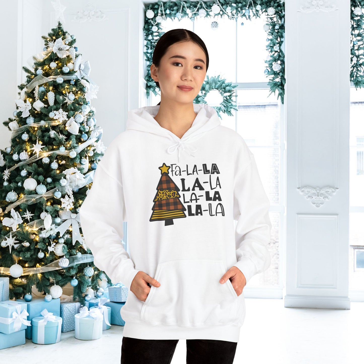 Fa-La-La-La-La-La-La-La-La Adult Heavy Blend™ Hoodie