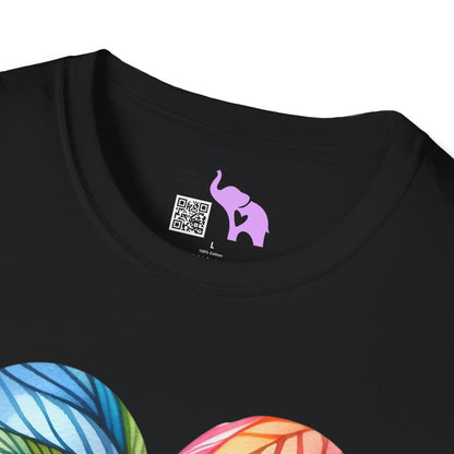 Heart of Many Colors Adult T-shirt
