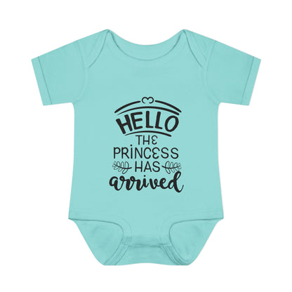 The Princess Has Arrived Infant Baby Rib Bodysuit