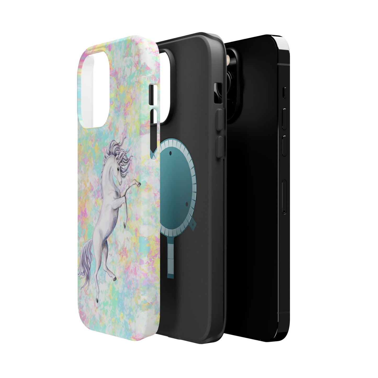 Pastel Pegasus MagSafe® Compatible Tough Case for iPhone