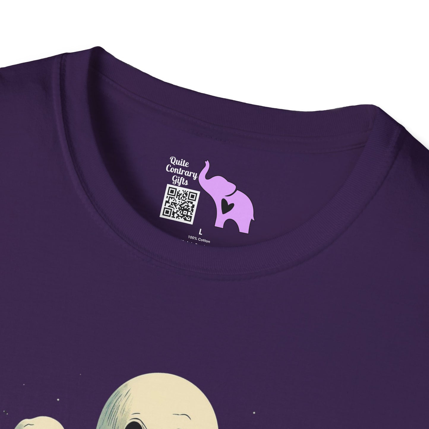 Creepy Ghost 14 Adult T-shirt