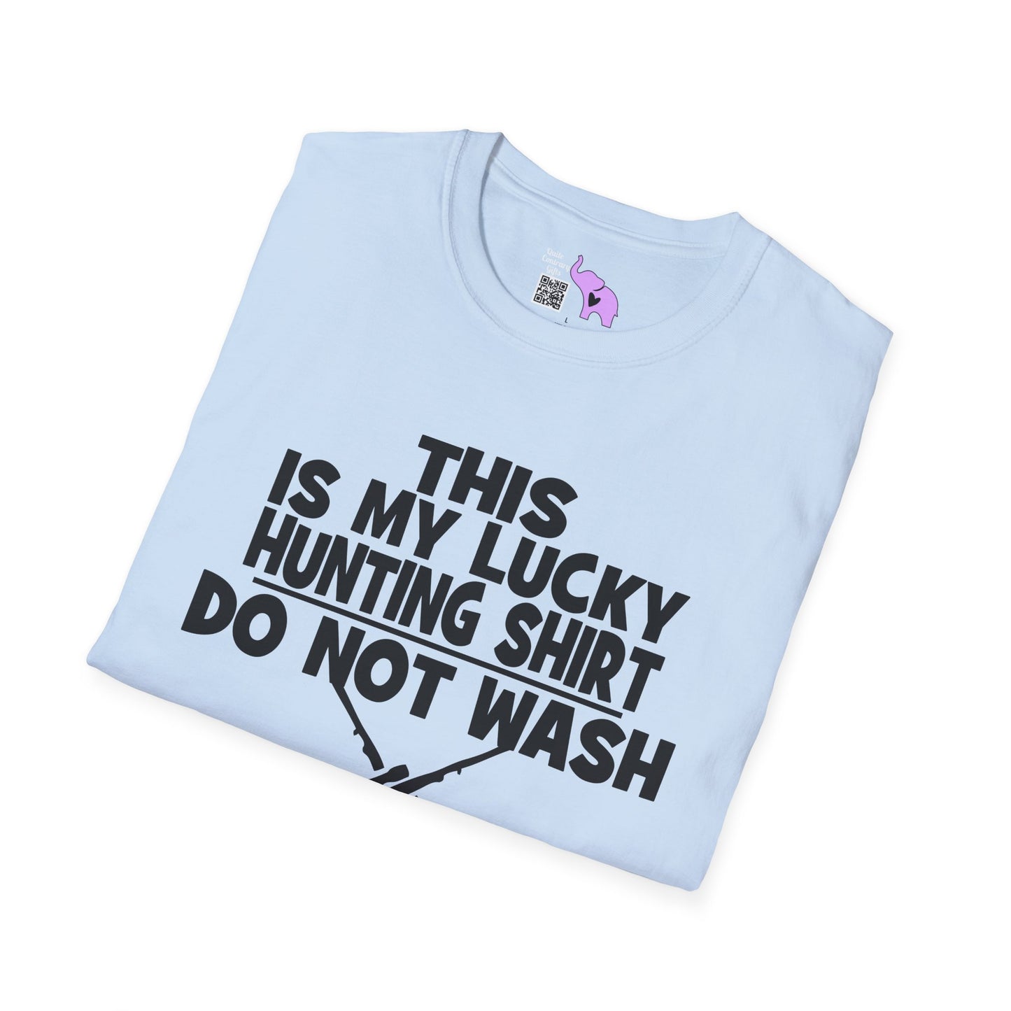 This Is My Lucky Hunting Shirt Do Not Wash Adult T-shirt