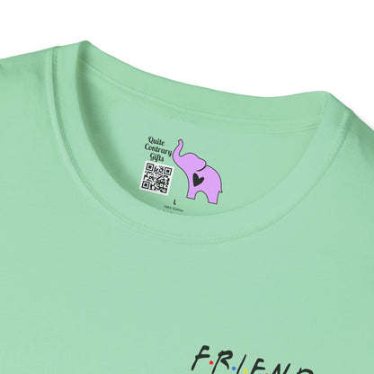 Friends; Dog Statue He'll Be There For You Adult T-shirt