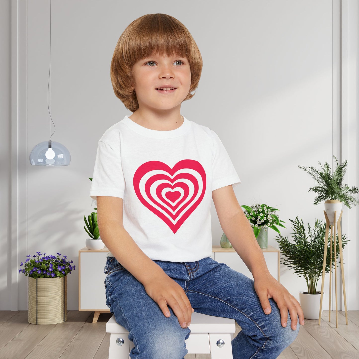 Layered Hearts Heavy Cotton™ Toddler T-shirt