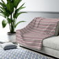 Rosewood Cairn Stripes Fleece Blanket