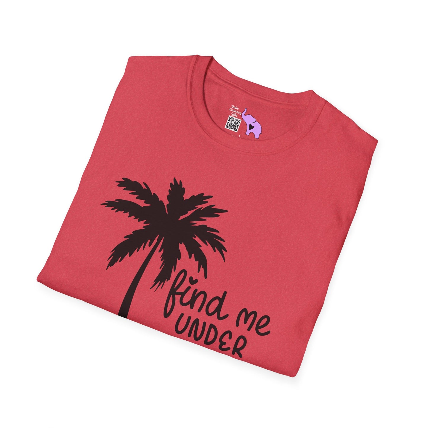 Find Me Under The Palms Adult T-shirt